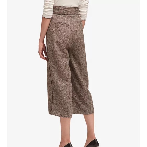 NEW DKNY Wide-Leg Cropped Pants Size 10 - Picture 2 of 10